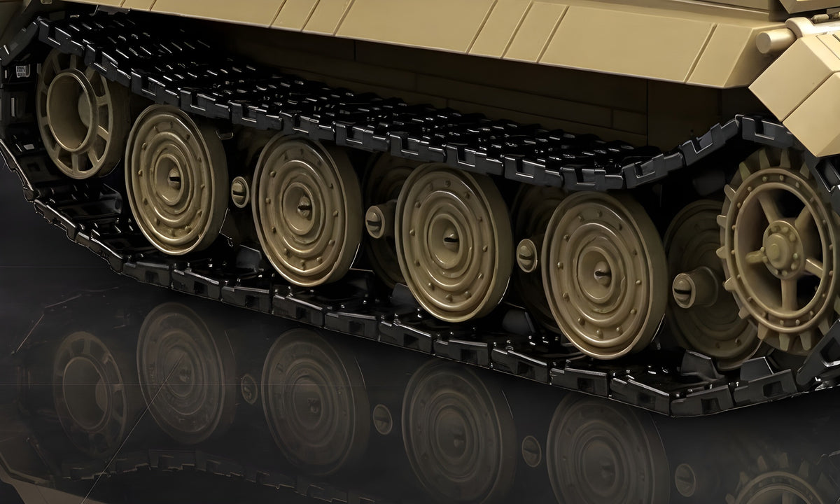 SturmTiger brick set, a close-up of the build