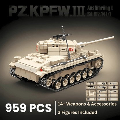 Panzer III brick set, picture 2