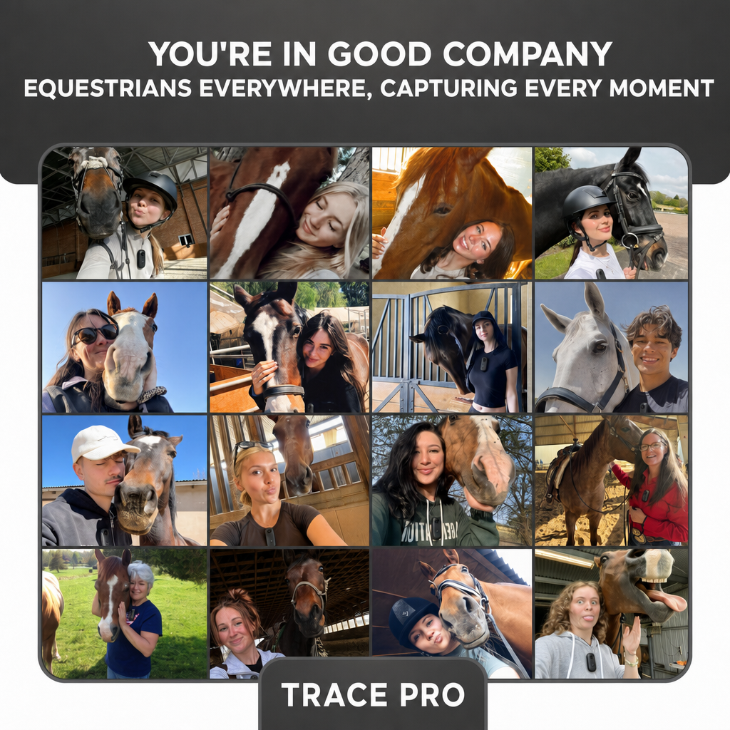TRACE™ Pro 4K Riding Camera — Hands-Free Magnetic Wear So You Never Miss The Moment